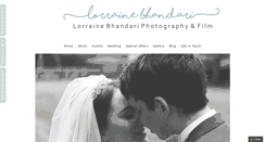 Desktop Screenshot of lorrainebhandariphoto-video.co.uk